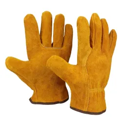 Gants de sécurité / travail - ignifuges - cuir de vache - pour le soudage / brasage