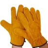 Safety / work gloves - fireproof - cow leather - for welding / solderingWelding