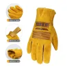 Gants de sécurité / travail - extensibles - coupe du bois / jardinage - cuir
