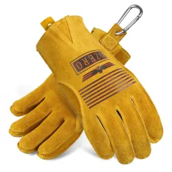Seguridad & protecciónGuantes de seguridad / trabajo - extensibles - corte de madera / jardinería - cuero