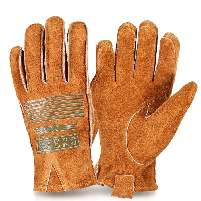 Gants de sécurité / travail - extensibles - coupe du bois / jardinage - cuir
