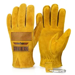 Seguridad & protecciónGuantes de seguridad / trabajo - extensibles - corte de madera / jardinería - cuero