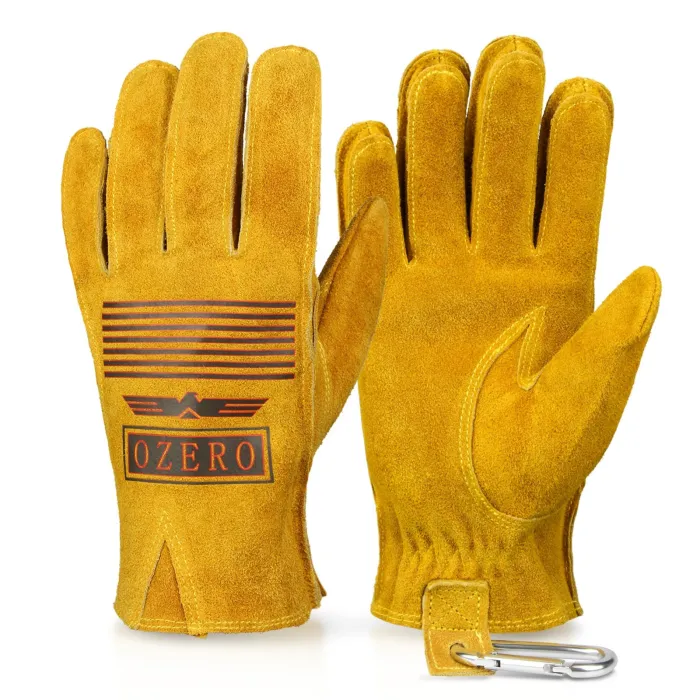 Seguridad & protecciónGuantes de seguridad / trabajo - extensibles - corte de madera / jardinería - cuero