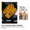 Gants de sécurité / travail - extensibles - coupe du bois / jardinage - cuir