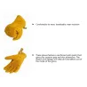 Gants de sécurité / travail - extensibles - coupe du bois / jardinage - cuir