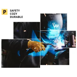 Gants de sécurité / travail - extensibles - coupe du bois / jardinage - cuir