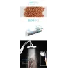 Round shower head - with filter - detachable - water savingShower Heads
