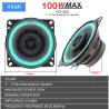 Universal bilkoaxialhögtalare - Hifi - fullt sortiment - 2-vägs montering - 100W