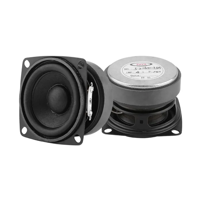 Altifalante de áudio universal - gama completa - 53mm - 4 Ohm - 15W - 2 peças