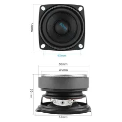 Universal audio speaker - full range - 53mm - 4 Ohm - 15W - 2 piecesSpeakers