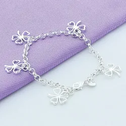 Four-leaf clover bracelet - 925 sterling silverBracelets