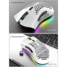 BM600 - draadloze RGB-gamingmuis - honingraatontwerp - oplaadbaar - USB - 2.4GMuizen