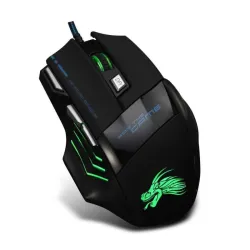 Souris optique gaming filaire - LED - 5500DPI