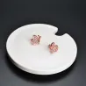 Øredobber med diamantsommerfugler - 925 sterling sølv