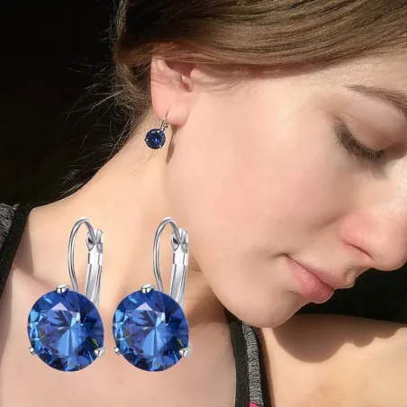 Elegante øreringe - med cubic zirconia