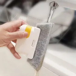 2 In 1 groove cleaning tool - window / door frame cleaning brush - clothCleaning