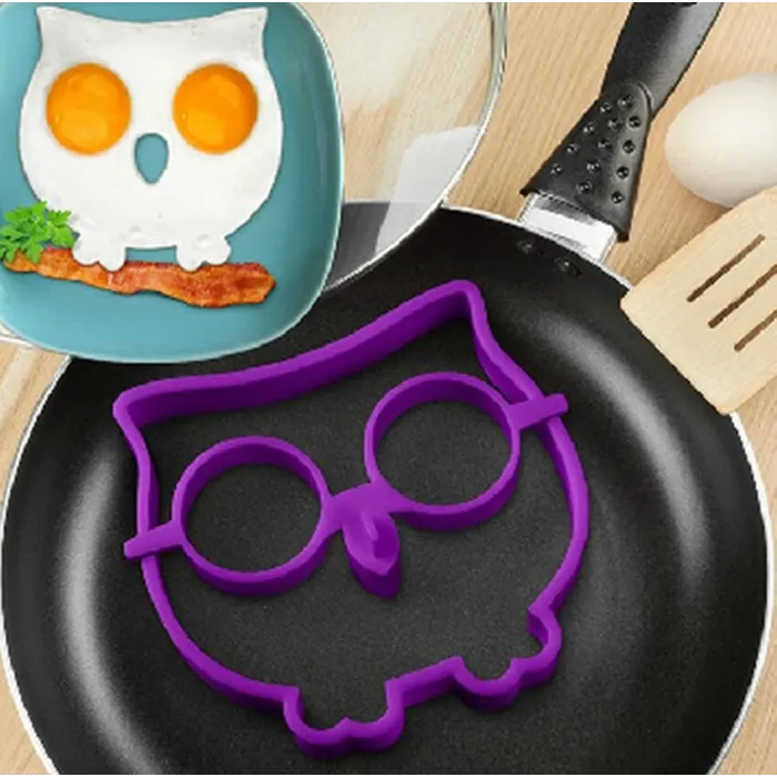 Moule à oeufs en silicone - forme de chouette