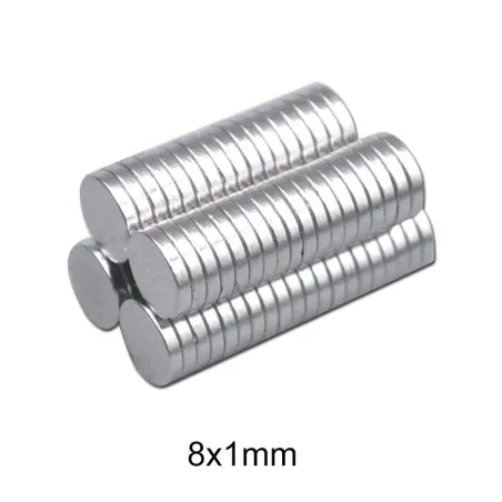 N35 - neodymmagnet - rund skive - 8mm * 1mm