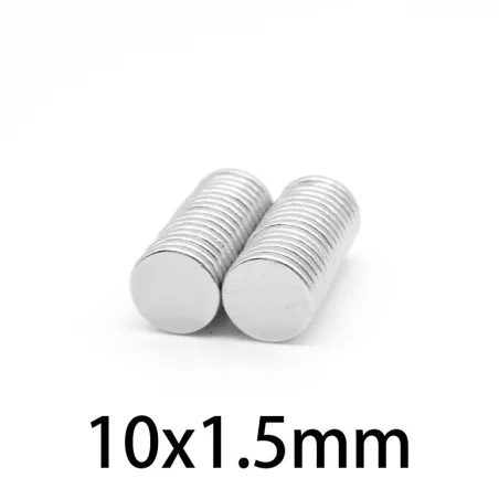 N35 - magnete al neodimio - disco forte - 10 mm * 1,5 mm