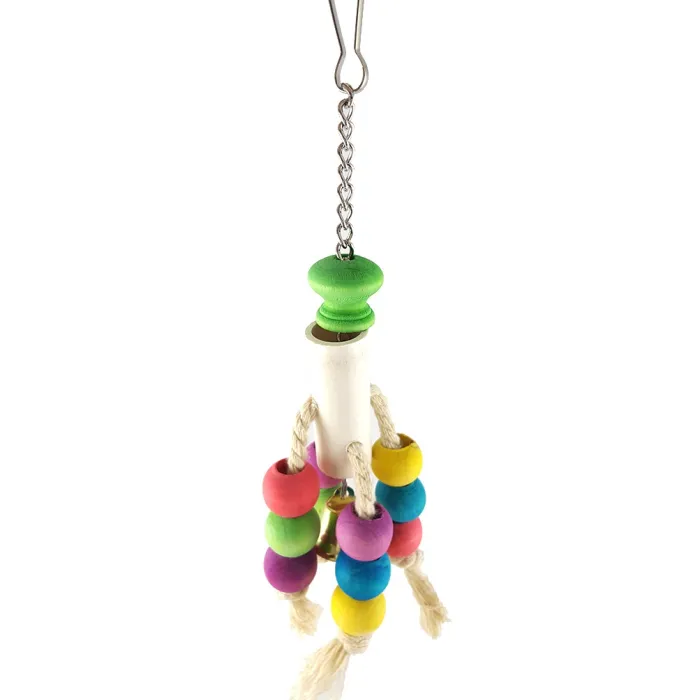 AvesJaula para loros de juguete - con cascabel