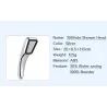 Square shower head - 300 holes - high pressure - chromeShower Heads