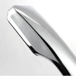 Pommeau de douche carré - 300 trous - haute pression - chrome