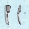 Square shower head - 300 holes - high pressure - chromeShower Heads