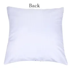 Housse de coussin noire - motif bronze doré - 45cm * 45cm