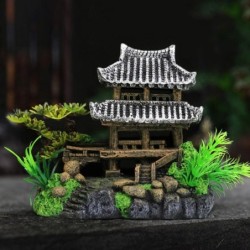 Hartsi kiinalaistyylinen talo - akvaarion koristelu