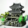 Resin kinesisk stil hus - akvarium dekoration