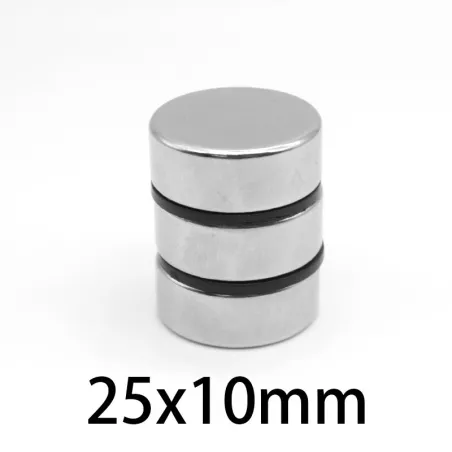 N35 - aimant néodyme - disque puissant - 25mm * 10mm
