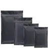 Matt black - aluminum foil bags - resealable - ziplock - 100 piecesStorage Bags