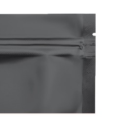Matowa czerń - woreczki z folii aluminiowej - zamykane - ziplock - 100 sztukTorby Do Przechowywania