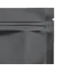 Bolsas de almacenamientoNegro mate - bolsas de papel de aluminio - resellables - ziplock - 100 piezas