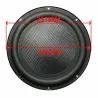 10" passiv basshøyttaler - med 257 mm ramme - radiatorhjelpemiddel