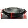 Enceinte passive basse 10" - avec cadre 257mm - radiateur auxiliaire