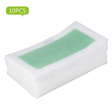Bandes de cire d'épilation professionnelle - 10 pièces