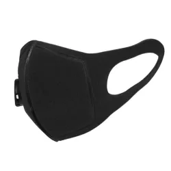 Masque de protection visage/bouche - anti-poussière - anti-pollution - avec valve à air - réutilisable