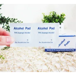 Alkoholservietter - antiseptiske våtservietter - antibakterielle - 100 stykker