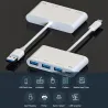 4-poorts HUB - type-C / USB - splitter - OTG-adapter - USB 3.0Hubs