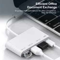4-poorts HUB - type-C / USB - splitter - OTG-adapter - USB 3.0Hubs