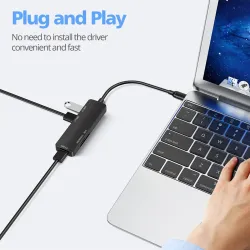 5 in 1 HUB - USB 3.0 - Typ-C - TF - SD - Adapter - Splitter