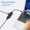 5 in 1 HUB - USB 3.0 - Typ-C - TF - SD - Adapter - Splitter