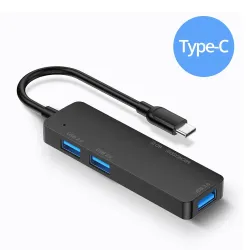 5 in 1 HUB - USB 3.0 - Typ-C - TF - SD - Adapter - Splitter