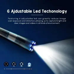 Mini caméra endoscope - étanche - 6 LED - 720P - 7mm