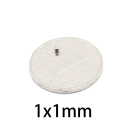 N35 - aimant néodyme - disque puissant - 1mm * 1mm
