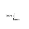 N35 - ímã de neodímio - disco forte - 1mm * 1mm