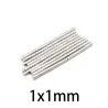 N35 - ímã de neodímio - disco forte - 1mm * 1mm