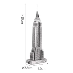 Metallpuzzle - Bausatz - Empire State Building