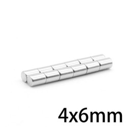 N35 - magnes neodymowy - mocna tarcza - 4mm * 6mmN35